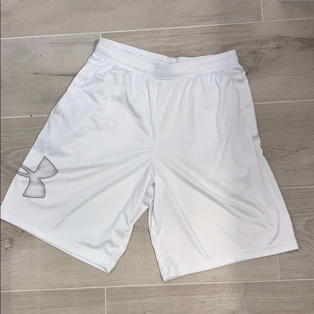White Under Amour Shorts